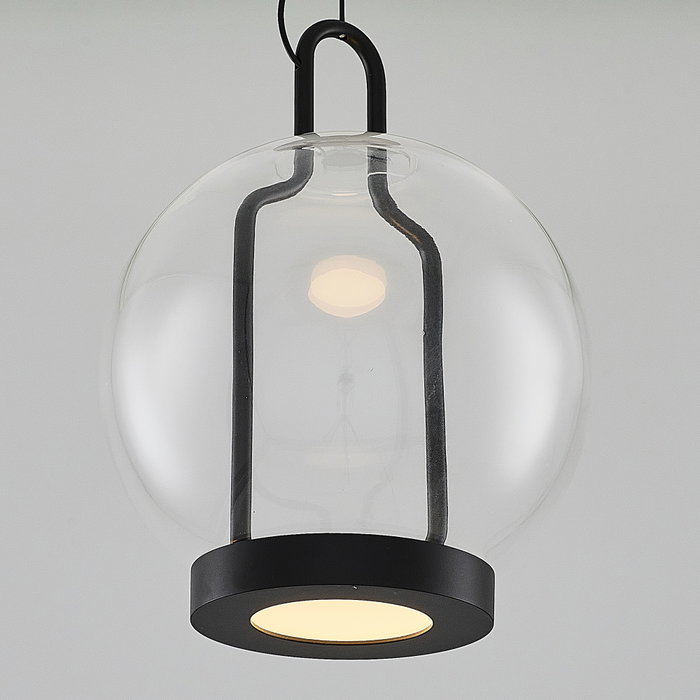 Opviq Lámpara de araña de metal negro con LED ajustable Opviq Lámpara de araña de metal negro con LED ajustable